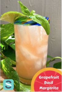 Grapefruit Basil Margarita