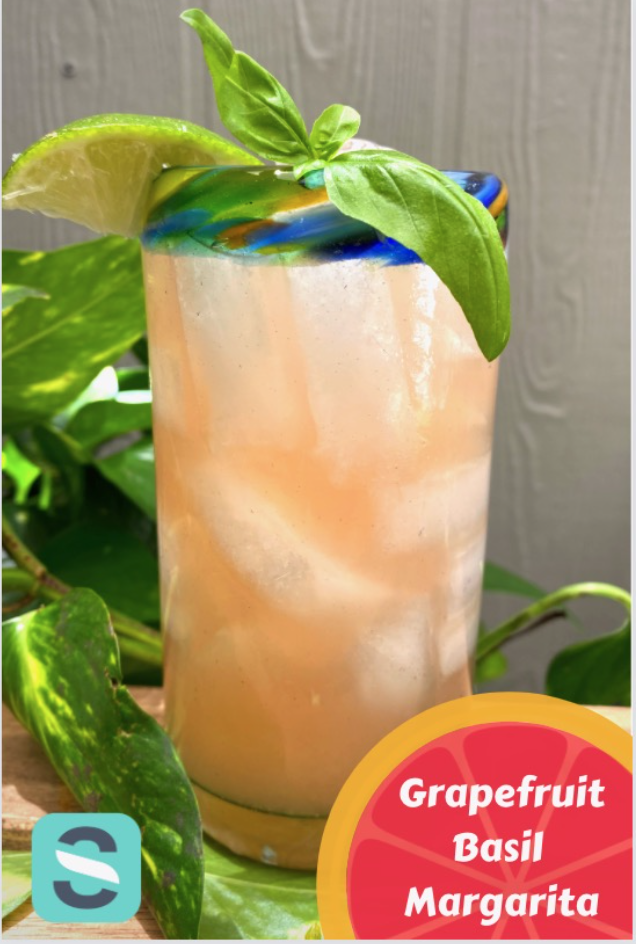 Grapefruit Basil Margarita for Cinco de Mayo! » ShortStaf