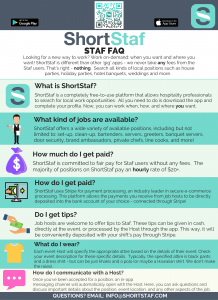 Staf FAQ: How to use ShortStaf