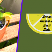 Lemon Blueberry Basil Mule