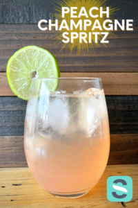 Peach Champagne Spritz